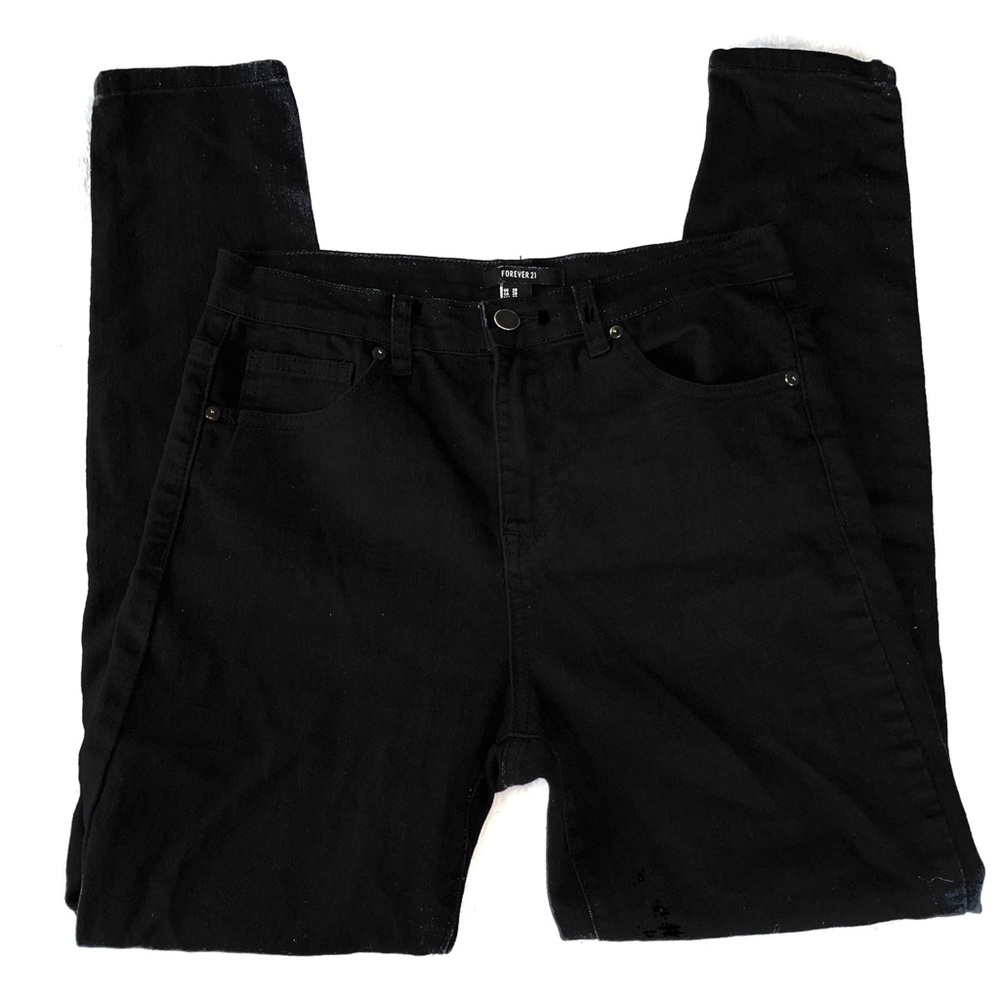 Forever 21 Hi-Rise Black Jeggings